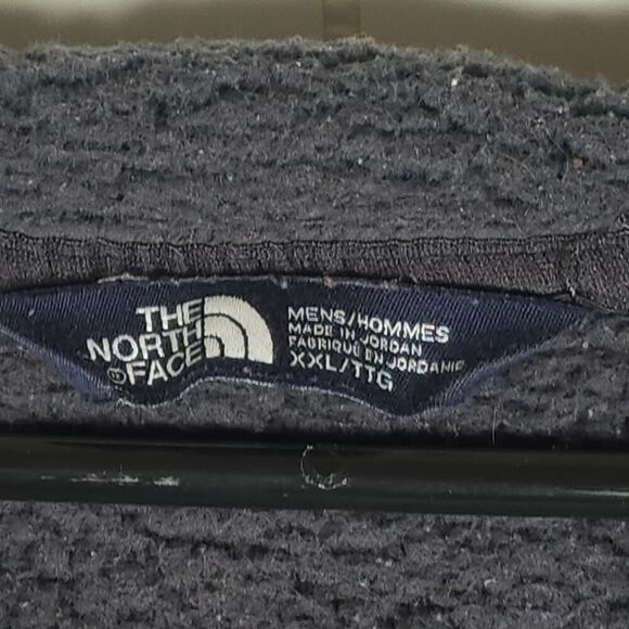 The North Face Men's Campshire XXL Gray Sherpa Fleece Pull Over Sweater Jacket - Picture 5 of 14